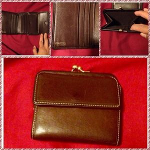Authentic coach wallet