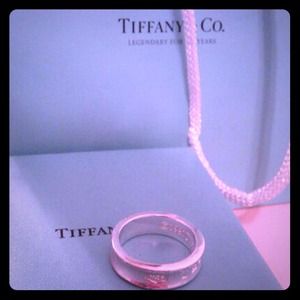 Tiffany & Co silver 1837 ring.