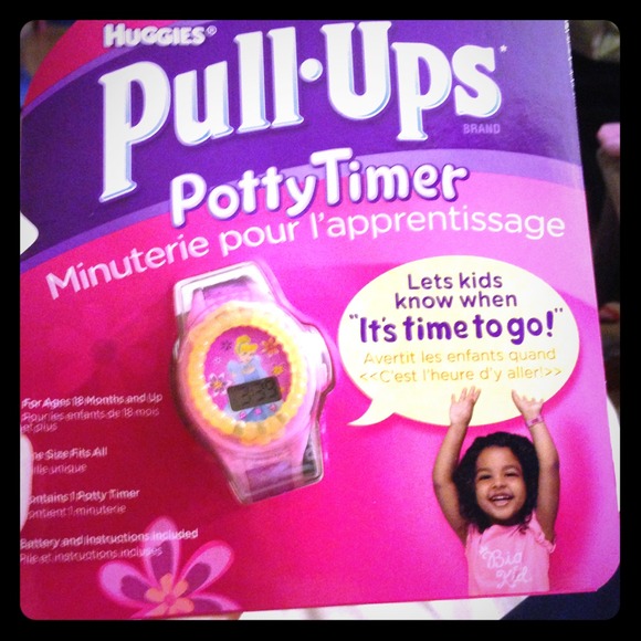Pull ups potty timer watch