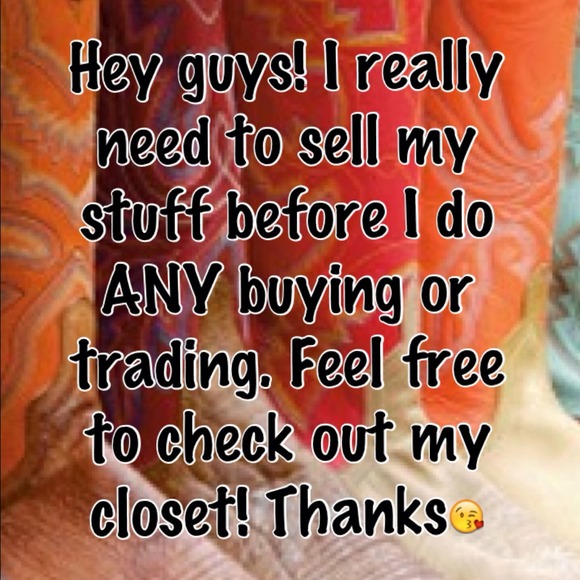 I really can't trade or buy right now....