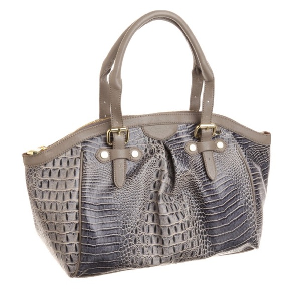 Steve Madden crocodile print bag GREY 🆕 - Picture 1 of 4