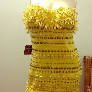 Bebe strapless amazing dress