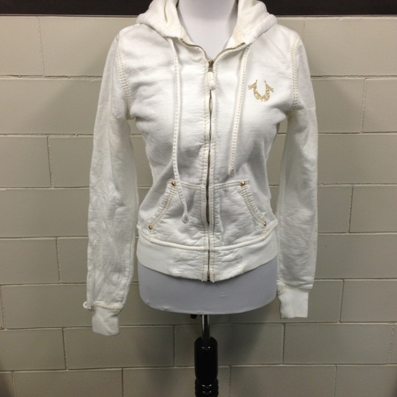 white true religion jacket