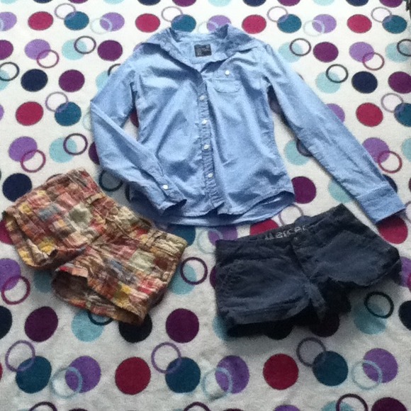 Reserved for katie___1222! Shirt+2shorts bundle!!