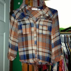 Plaid shirt from body central