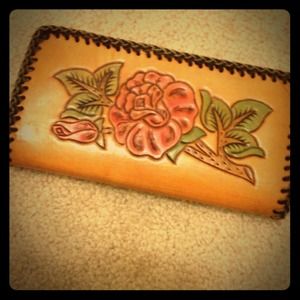 Tool leather wallet
