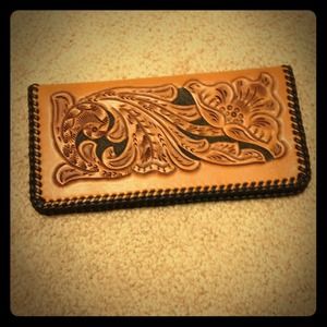 Vintage tool check book holder