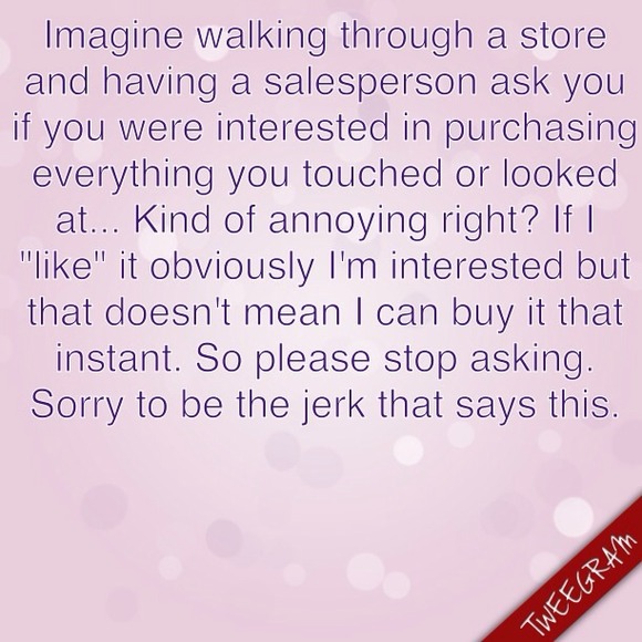 Just my opinion Other - I used to do this BUT...