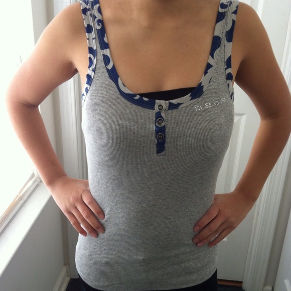 ❌SOLD❌Bebe Gray Tank
