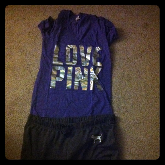 Victoria's Secret PINK hoodie & sweatpants bundle!
