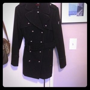 Miss sixty military style wool coat