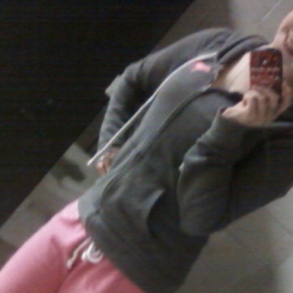 Victoria secret pink and gray jacket - Picture 2 of 2