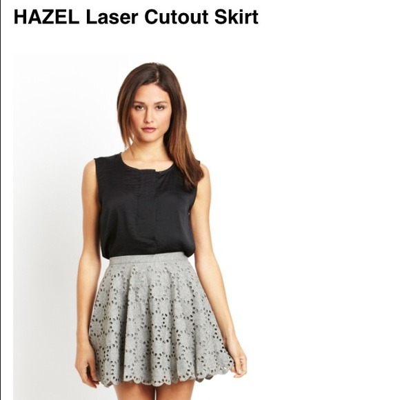 Hazel laser cut out skirt