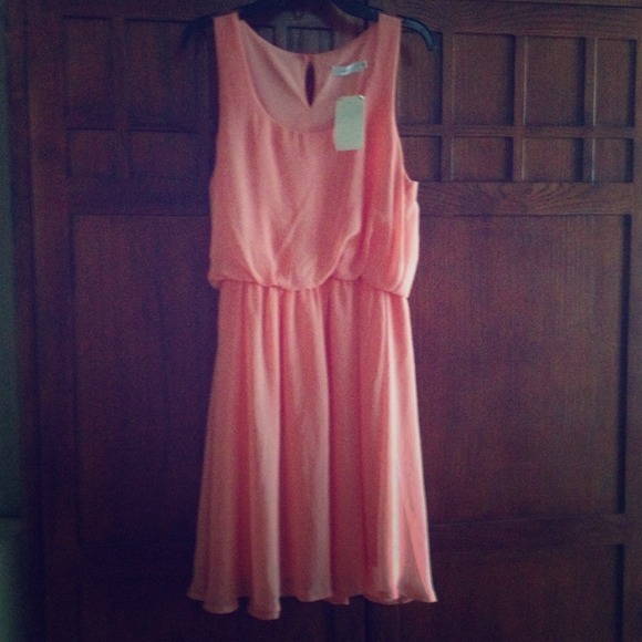Peach Dress
