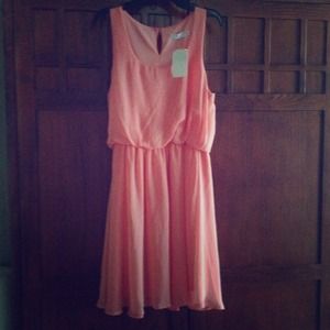 Peach Dress