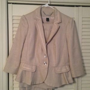 Tan suit only worn once