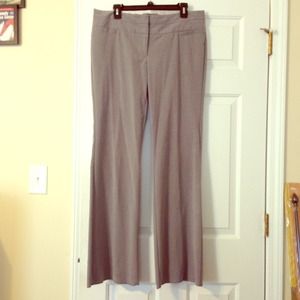 Gray work pants