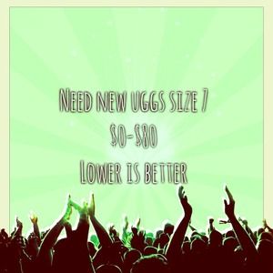 Need new ugg boots!!!!