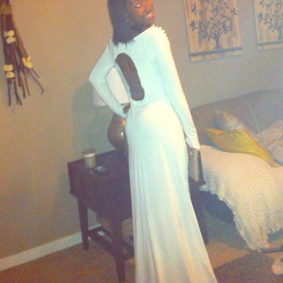 Nasty Gal cream hi lo dress. GORGEOUS !