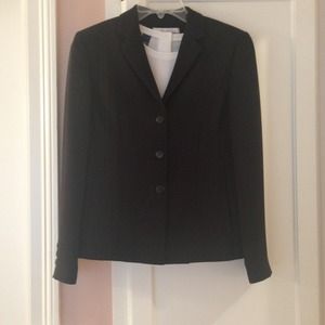 Classic black business suit petite Sophisticate