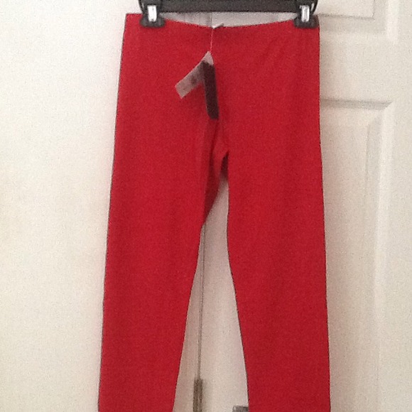 red leggings