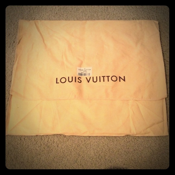 Louis Vuitton dustbag.
