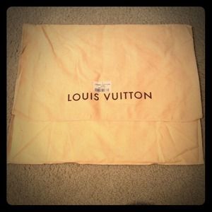 Louis Vuitton dustbag.