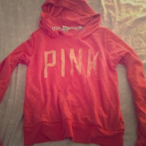 Pink Victoria secret hoodie.