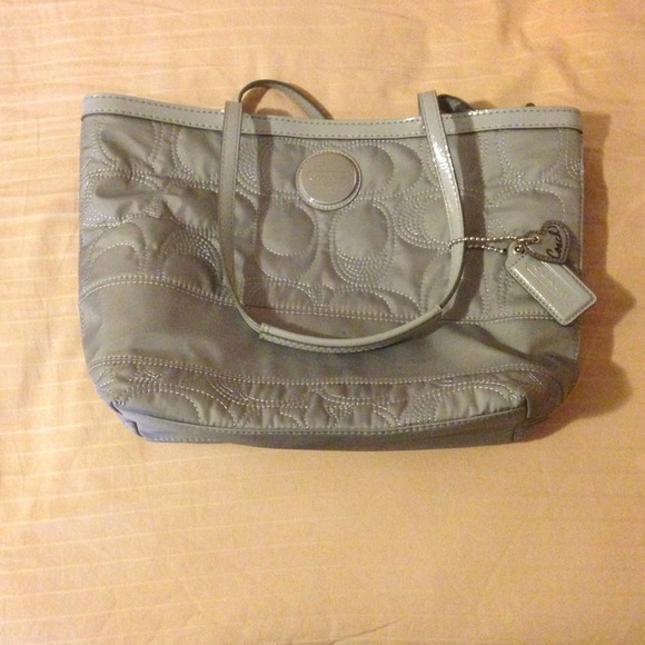Coach Handbags - ✨SOLD✨Authentic Coach silver handbag