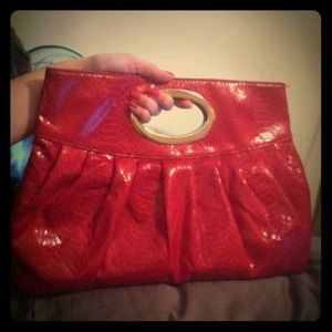 Red Express clutch/handbag
