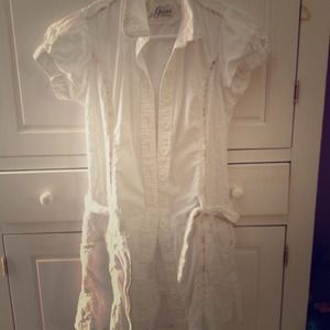 Guess size 3 button up dress