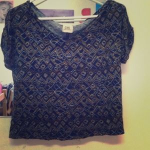 Pac Sun off the shoulder crop top