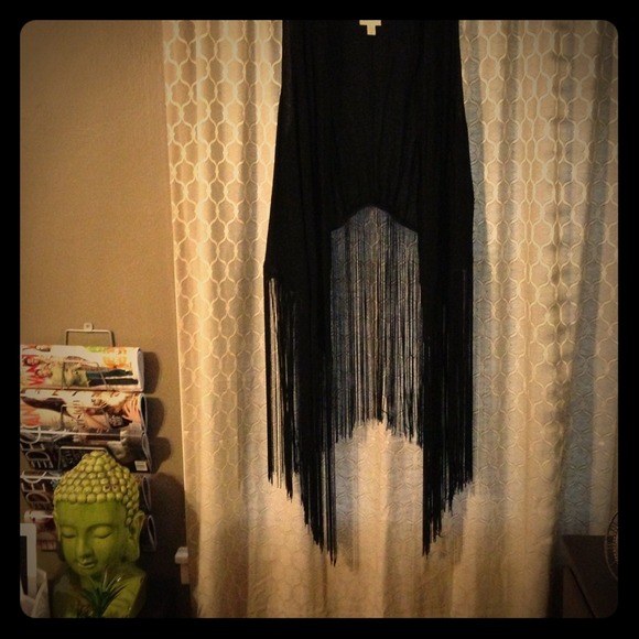 Urban outfitter fringe vest
