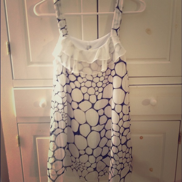 White and black tank top size S