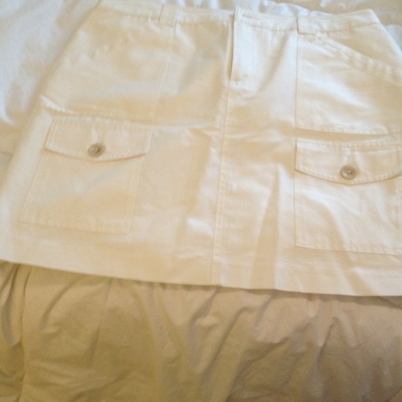 White skirt