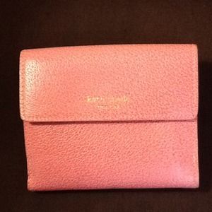 Bubblegum pink Kate Spade wallet