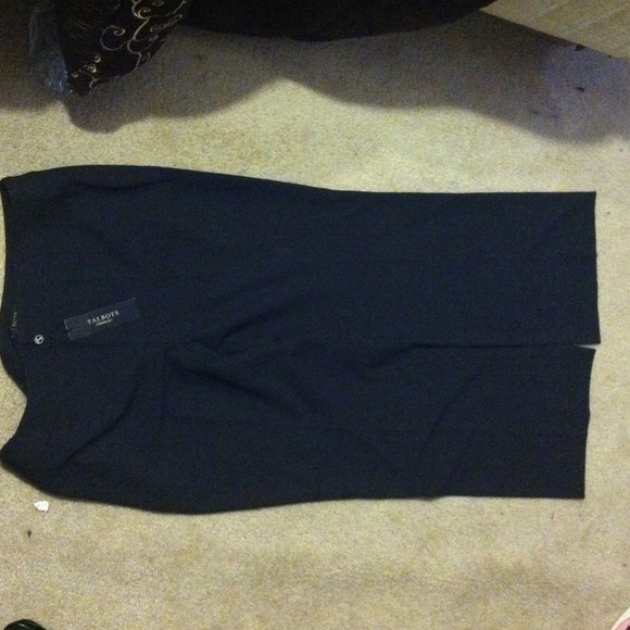 Brand new black dress pants from Talbots size 12P