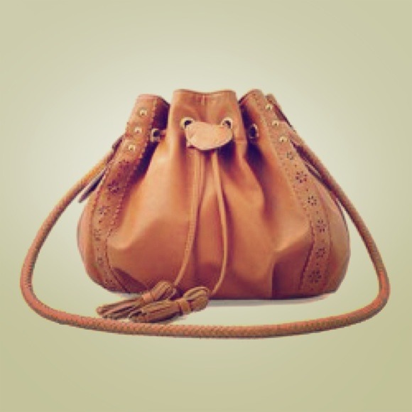 💥SOLD💥Brown Tied Slanting Bag/One-Shoulder Bag💥
