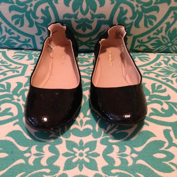 Black Patton leather flats - Picture 2 of 3