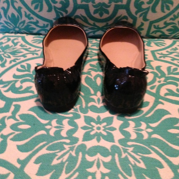 Black Patton leather flats - Picture 3 of 3
