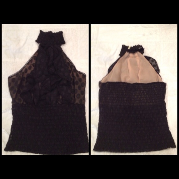 💢Sold💢Sexy black sheer halter!