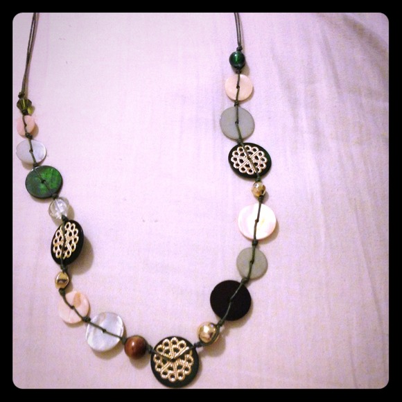 Vintage green necklace