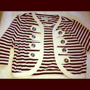❌RESERVED Striped mini sweater!