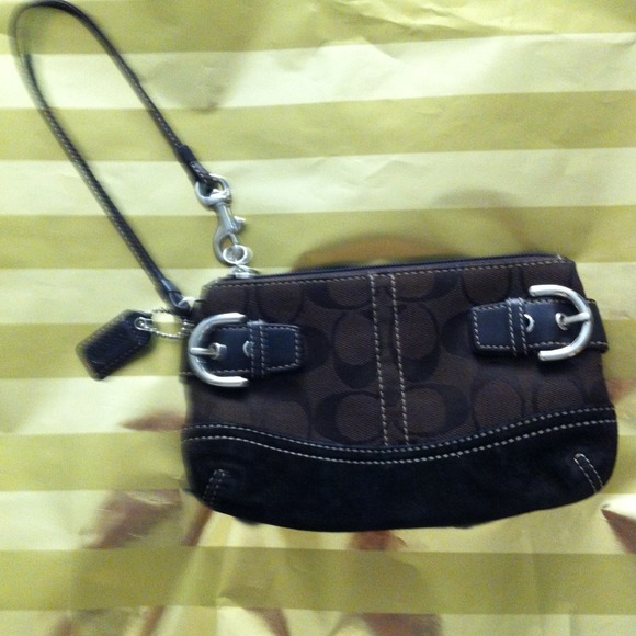 Authentic coach wristlet
