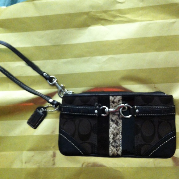 Authentic coach wristlet