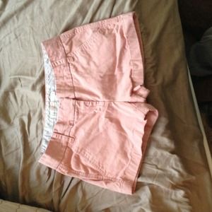 J crew peach 3 inch chinos size 00