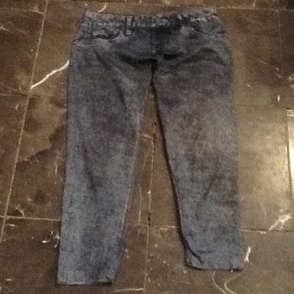 Fake jean designed leggins