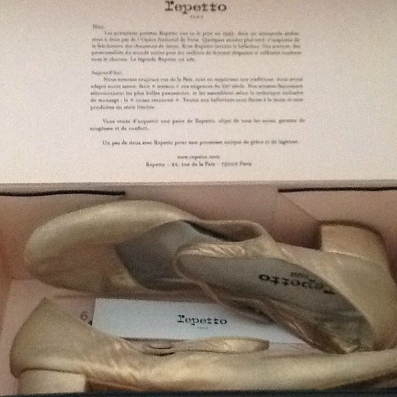 Repetto Paris Rose Gold MaryJane Shoes - Picture 3 of 4