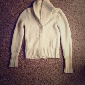 White sweater willing to trade!