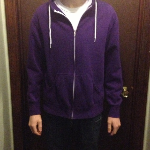 Zumiez Jackets & Blazers - Purple sweatshirt!💜 Perfect for cool summer days!